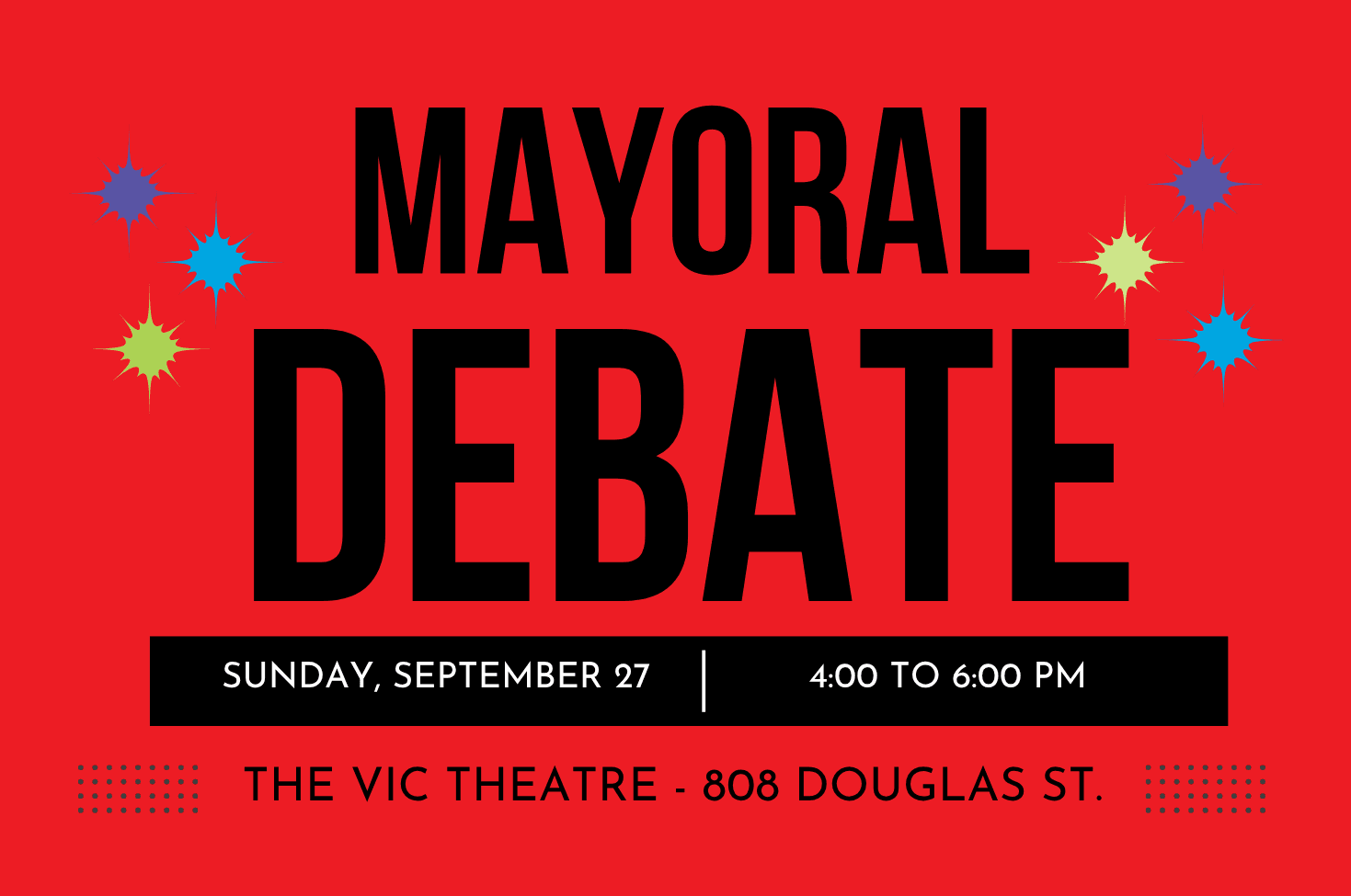 Listing image for Mayoral Debate
