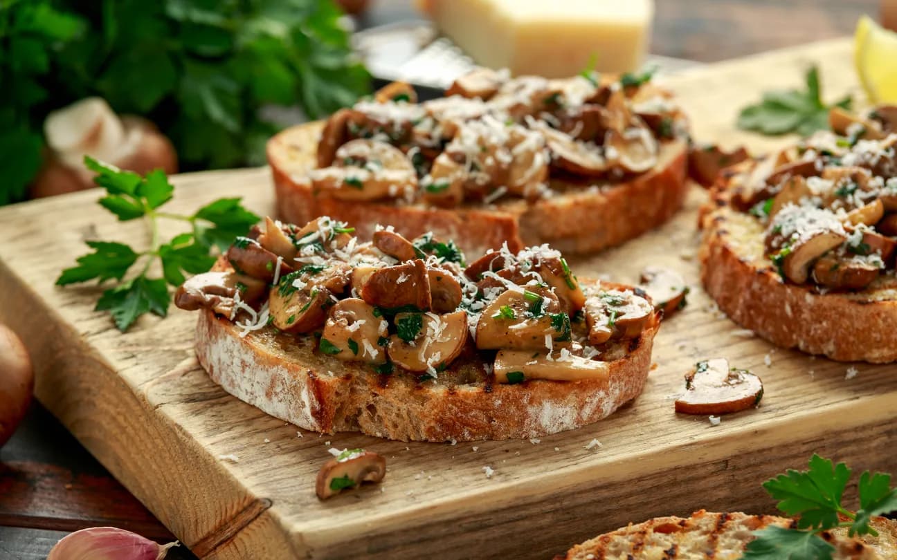 Mushroom toast pictured on Windsor Cafe's website